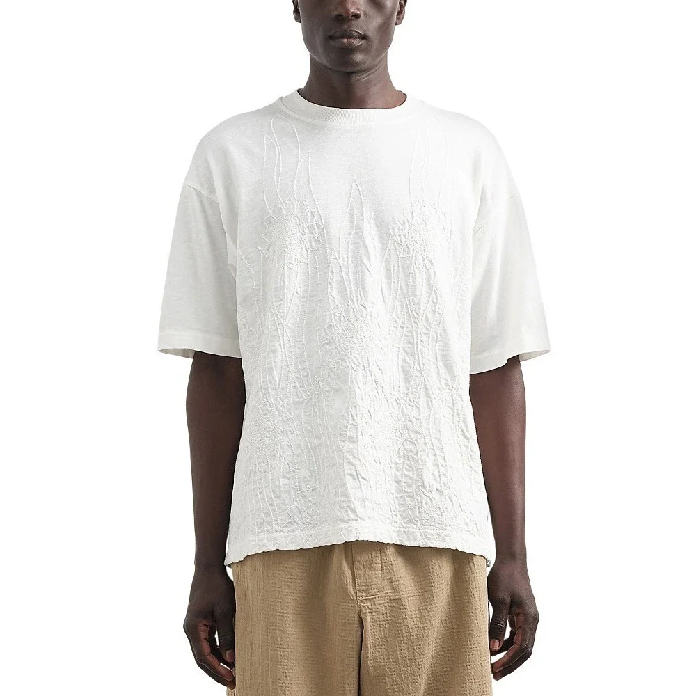 You Must Create Triple Sunflower T-Shirt Men's M White Short Sleeves Pullover